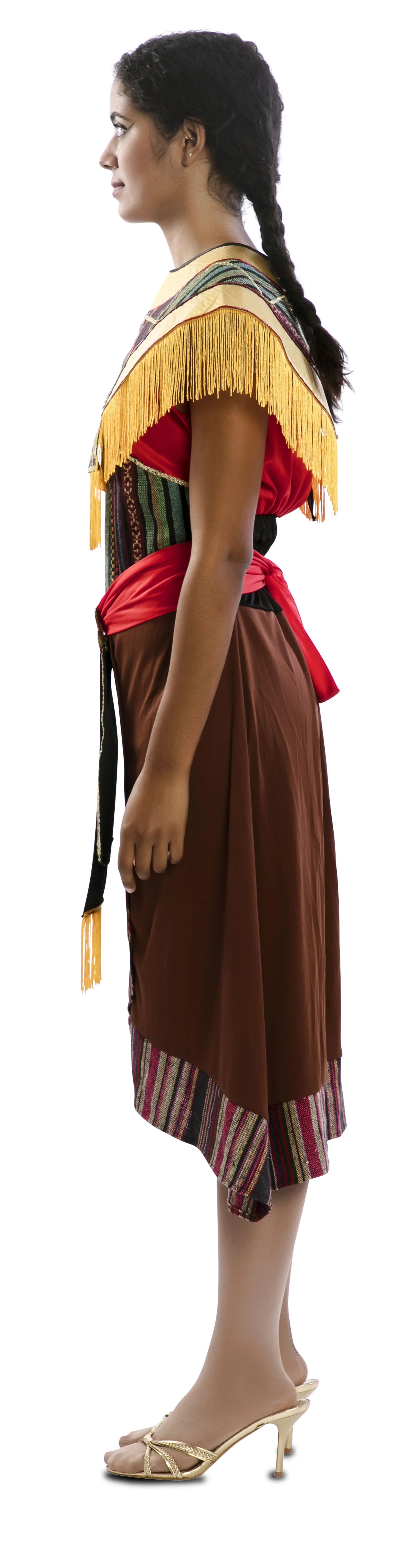 Disfraz de Azteca Tribu para Mujer Adultos EuroCarnavales